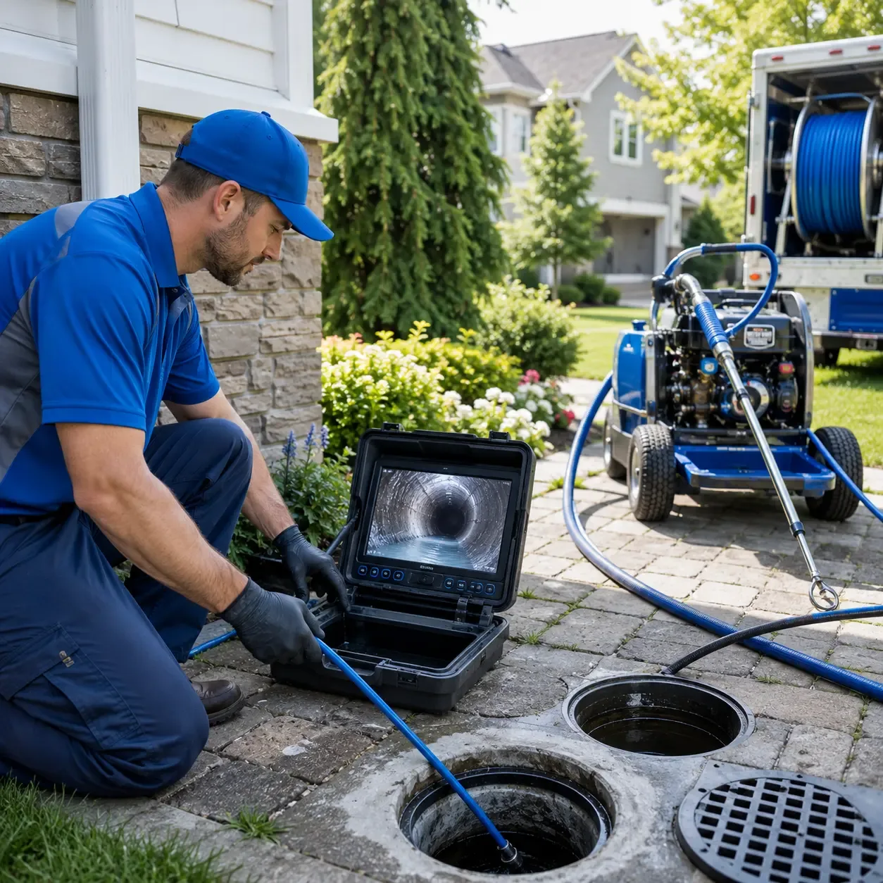 Outdoor drain cleaning professionals serving Madison, VA